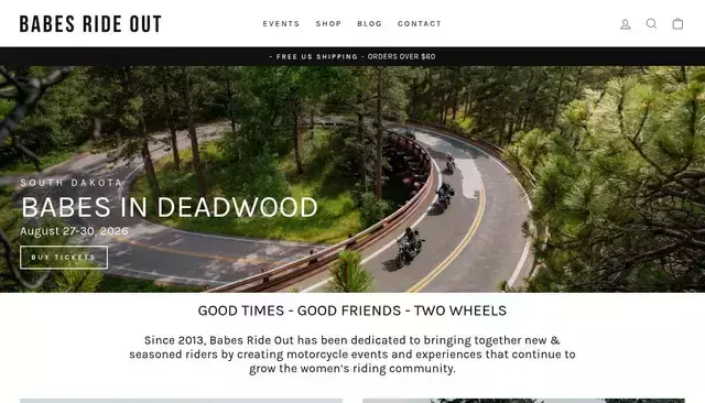 babesrideout.com homepage screenshot