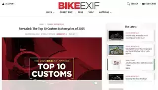 Bike Exif Revealed: The Top 10 Custom Motorcycles of 2025 | Bike EXIF