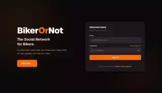 Biker Or Not BikerOrNot — The Social Network for Bikers