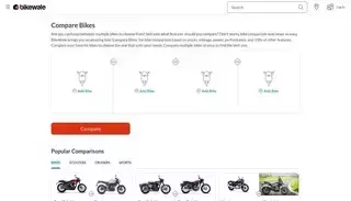 Bike Wale Compare Bikes | New Bikes Comparisons in India