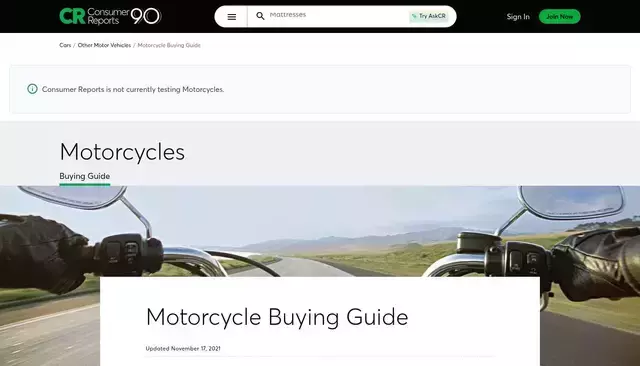 consumerreports.org homepage screenshot