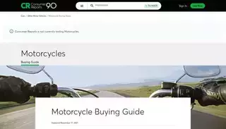 Consumer Reports Best Motorcycle Buying Guide - Consumer Reports