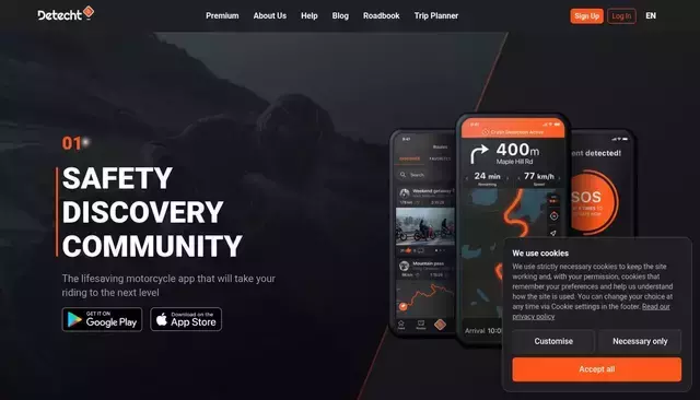 detechtapp.com homepage screenshot