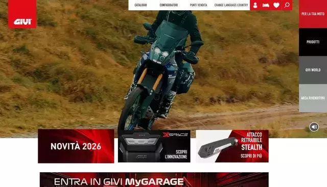 givi.it homepage screenshot