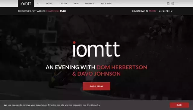 iomtt.com homepage screenshot