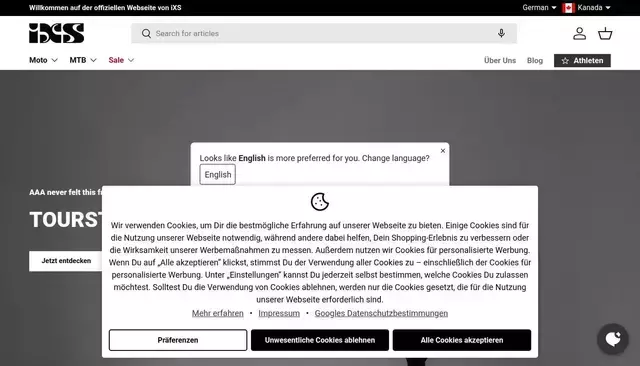 ixs.com homepage screenshot