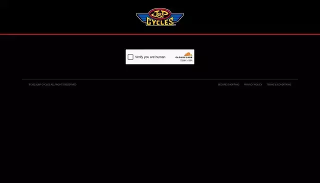 jpcycles.com homepage screenshot