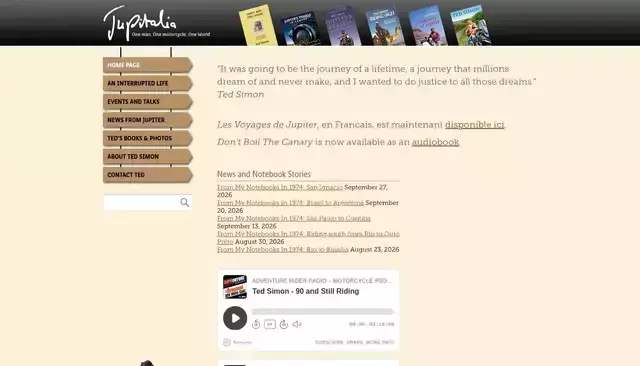 jupitalia.com homepage screenshot