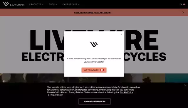 livewire.com homepage screenshot