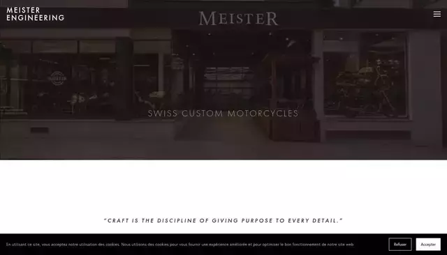 meister-engineering.com homepage screenshot