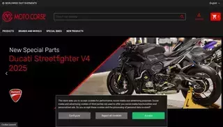 Moto Corse Store Ducati, MV Agusta and BMW accessories and special parts - Motocorse