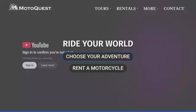 motoquest.com homepage screenshot