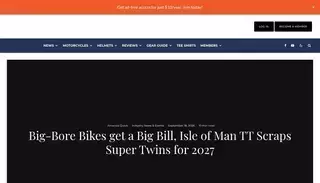 Motorbike Writer Motorcycle News & Hands-On Gear Reviews - webBikeWorld
