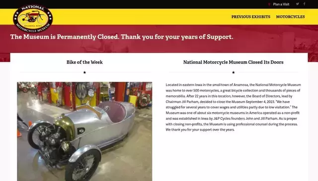 nationalmcmuseum.org homepage screenshot