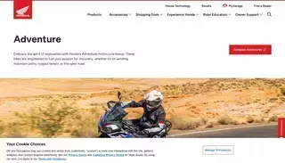 Honda Adventure Touring Motorcycles (ADV) | Honda Powersports