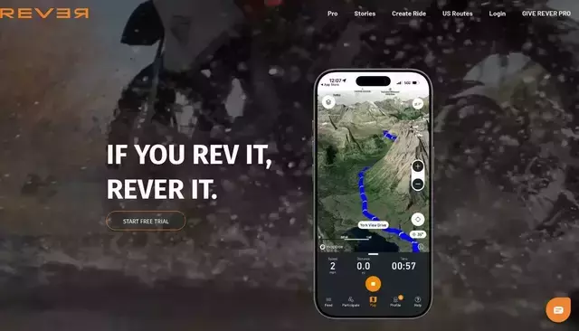 rever.co homepage screenshot