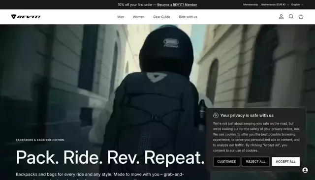 revitsport.com homepage screenshot