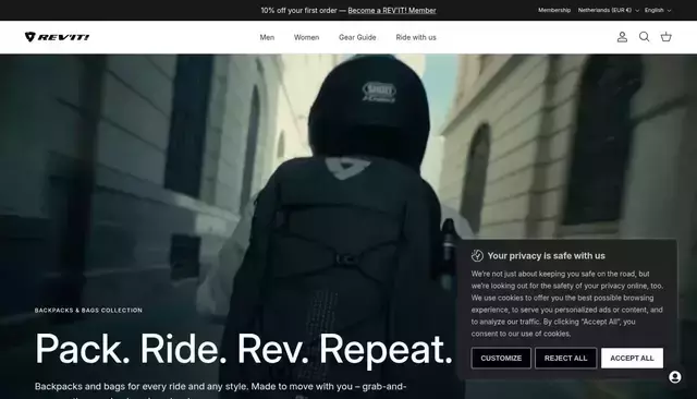 revitsport.com homepage screenshot
