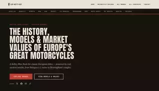 Run Motor Un Run Moto Run — European Motorcycle History, Models & Values
