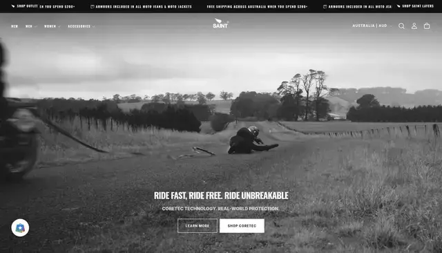saint.cc homepage screenshot
