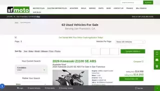 Sf Moto Used Motorcycles at SF Moto Serving San Francisco, CA, Inventory