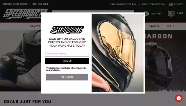 speedaddicts.com homepage screenshot