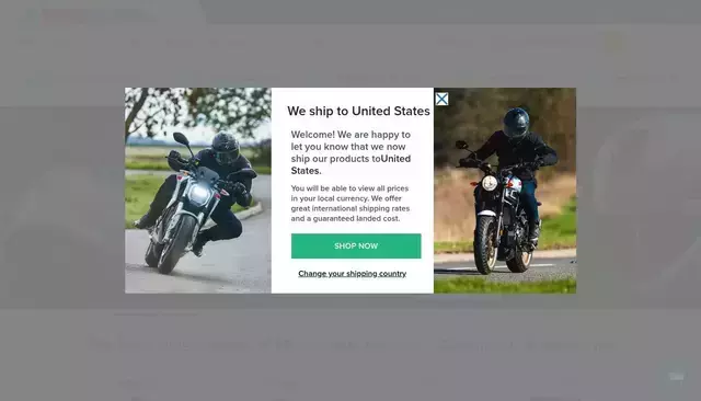 sportsbikeshop.co.uk homepage screenshot