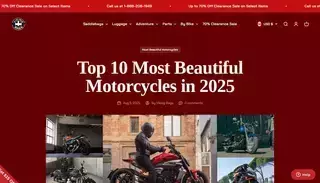 Viking Bags Top 10 Most Beautiful Motorcycles in 2025 - Viking Bags