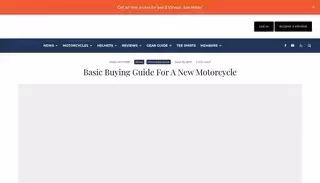 Web Bike World Basic Buying Guide For A New Motorcycle - webBikeWorld