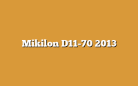 Mikilon D11-70 2013