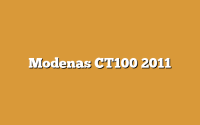 Modenas CT100 2011