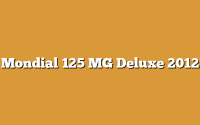 Mondial 125 MG Deluxe 2012