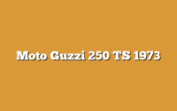 Moto Guzzi 250 TS 1973