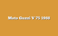 Moto Guzzi V 75 1988