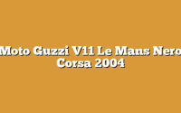 Moto Guzzi V11 Le Mans Nero Corsa 2004