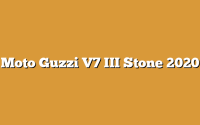 Moto Guzzi V7 III Stone 2020
