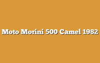 Moto Morini 500 Camel 1982