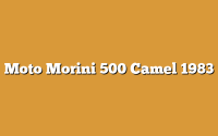 Moto Morini 500 Camel 1983