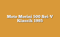 Moto Morini 500 Sei-V Klassik 1985