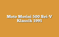 Moto Morini 500 Sei-V Klassik 1991