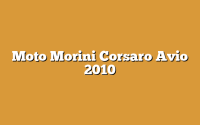 Moto Morini Corsaro Avio 2010