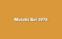 Motobi Sei 1976