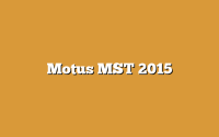 Motus MST 2015