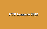 NCR Leggera 2012