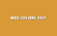 NSU 201 OSL 1937