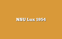 NSU Lux 1954
