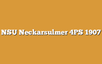 NSU Neckarsulmer 4PS 1907