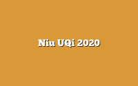 Niu UQi 2020