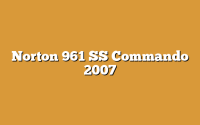 Norton 961 SS Commando 2007