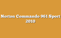 Norton Commando 961 Sport 2010